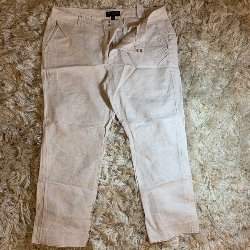 Banana republic linen pant
